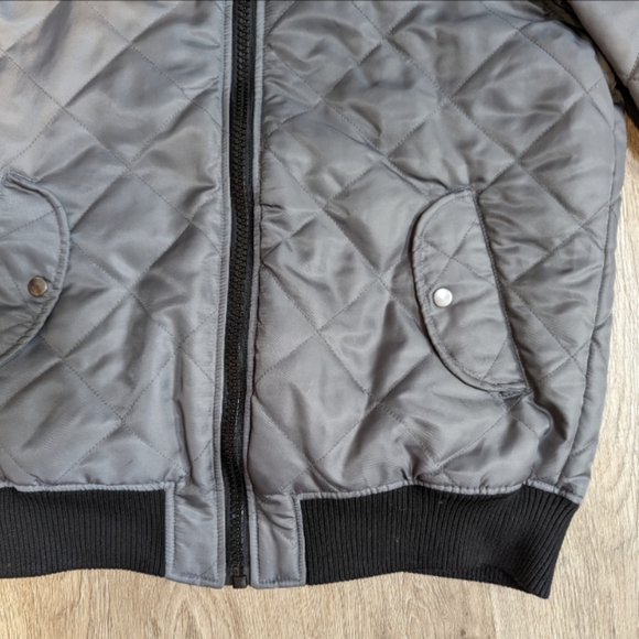 Mens American Rag gray quilted jacket size Large - Picture 2 of 6